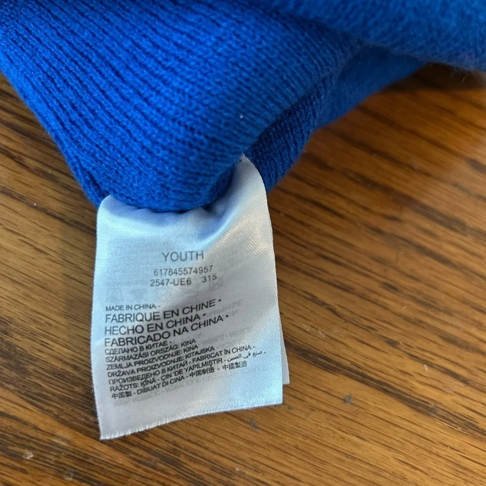 ❤️5 For $20❤️ Nike Knit Youth Beanie Nike Check & a Pom Pom on Top❤️ Size Youth